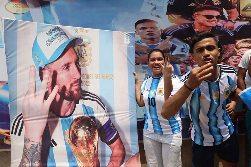In Images: Messi's hat-trick sparks jubilant celebrations in Kolkata as Argentina rout Algeria 3-0