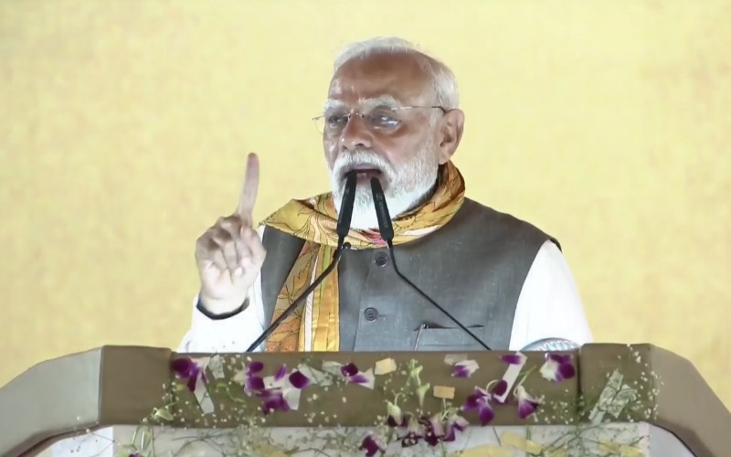 PM Modi says BJP government has brought change and accelerated development across Bengal.