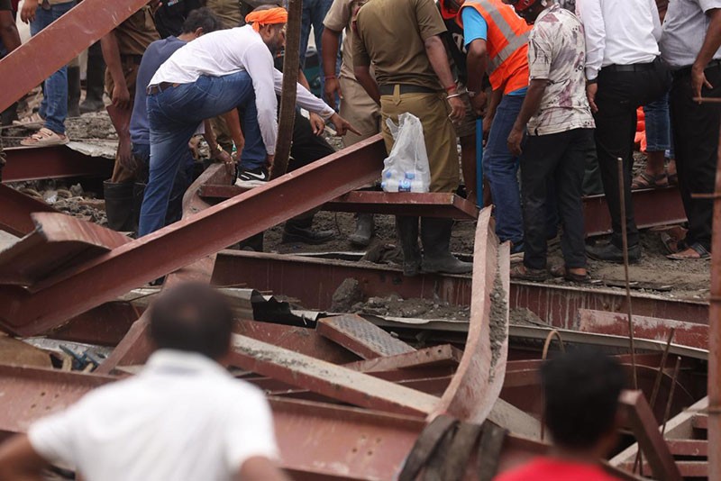 In Images: Warehouse roof collapses in Kolkata's Taratala area