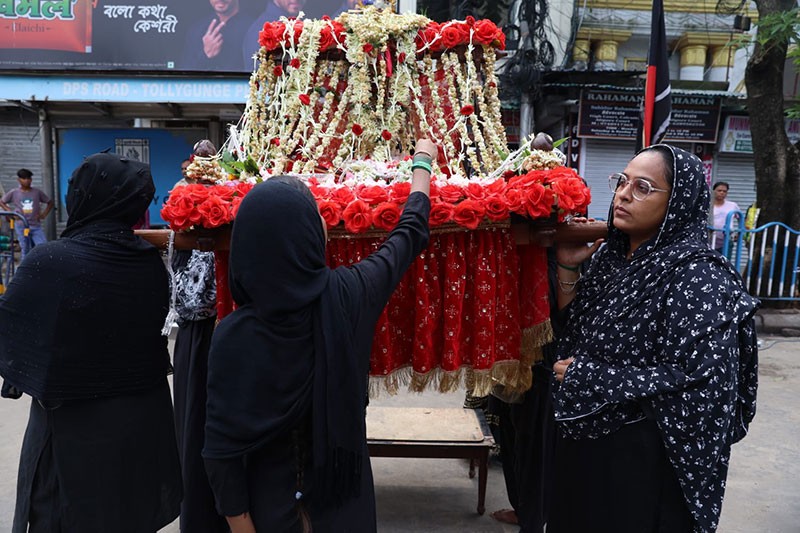 In Images: Kolkata marks Ashura with solemn Muharram processions
