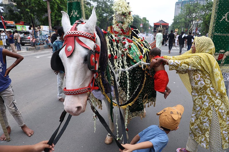 In Images: Kolkata marks Ashura with solemn Muharram processions