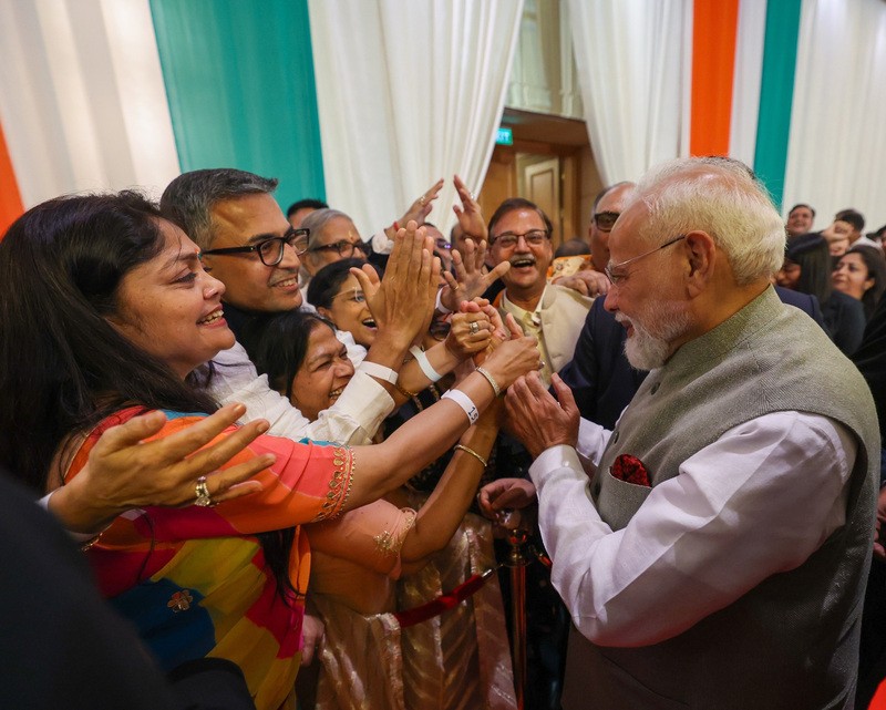 In Images: PM Modi arrives in Indonesia, receives warm welcome by Indian diaspora