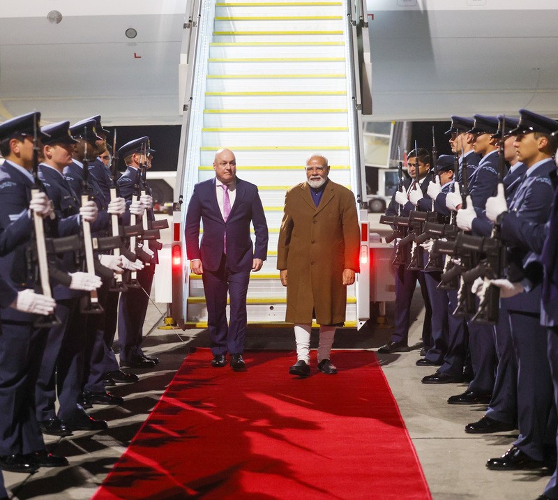 In Images: PM Modi makes maiden New Zealand visit on final leg of three-nation visit