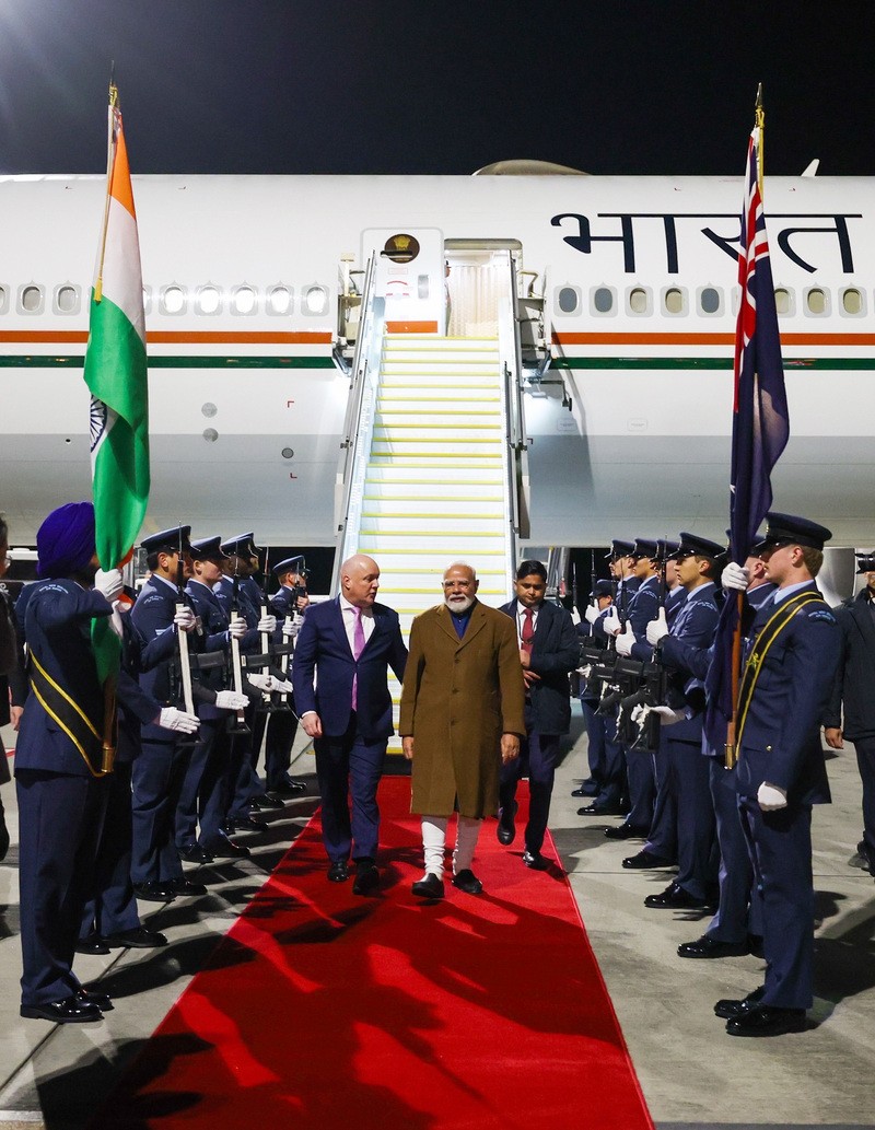 In Images: PM Modi makes maiden New Zealand visit on final leg of three-nation visit