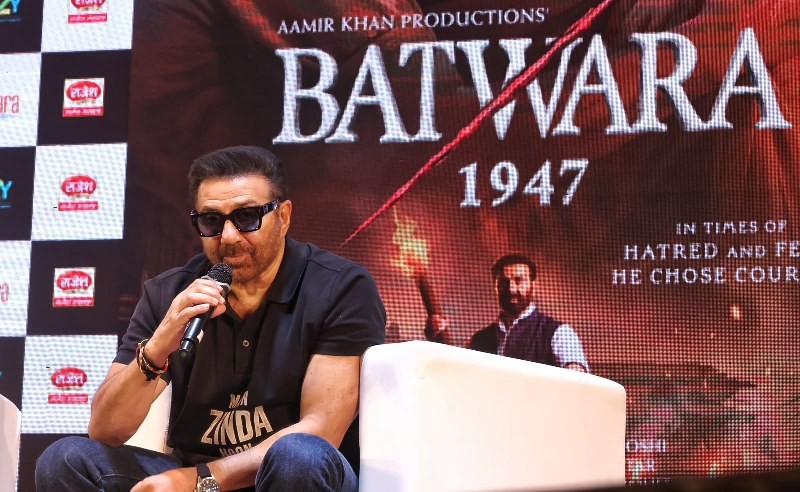 In Images: Sunny Deol, Rajkumar Santoshi promote ‘Batwara 1947’ in Kolkata
