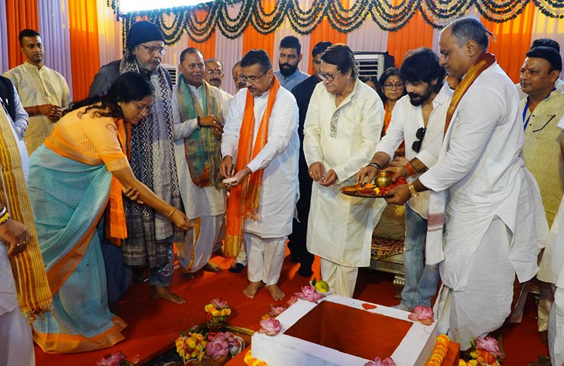In Images: West Bengal CM Suvendu Adhikari lays foundation stone for ₹25-crore Uttam Kumar Film Centre