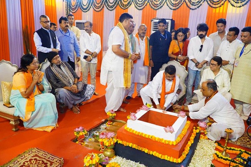 In Images: West Bengal CM Suvendu Adhikari lays foundation stone for ₹25-crore Uttam Kumar Film Centre