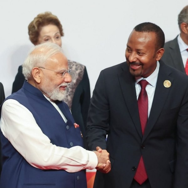 In Images: PM Modi with BRICS leaders at Bharat Mandapam