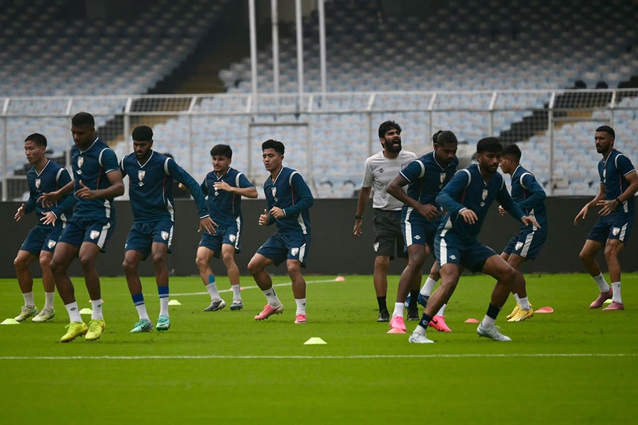 In Images: Indian football team gear up for Brazil clash in Kolkata