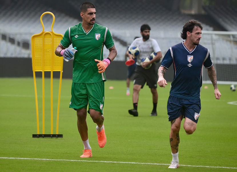 In Images: Indian football team gear up for Brazil clash in Kolkata