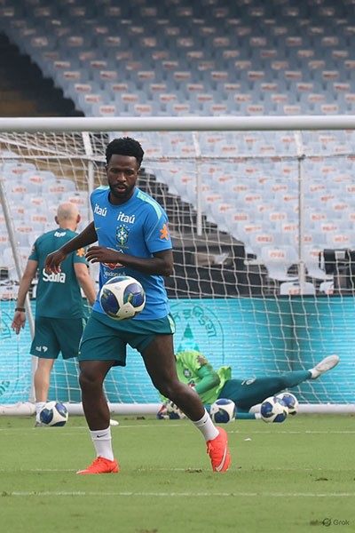 In Images: Brazil team trains at Yuva Bharati Krirangan ahead of India clash