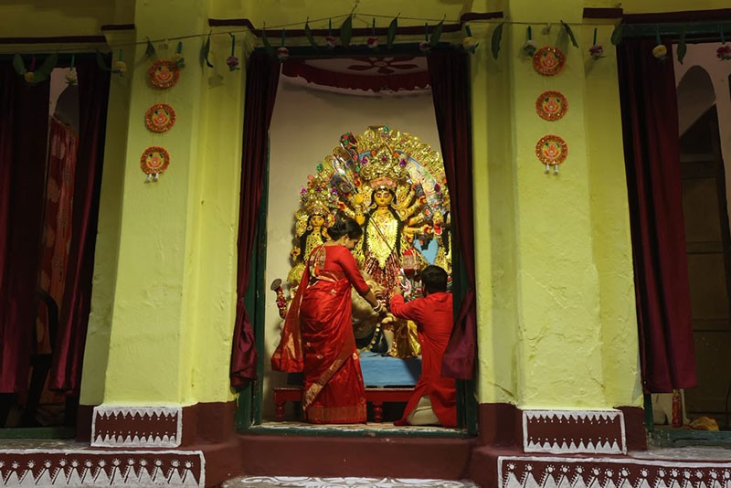 Durga Puja of Kolkata's Pathuriaghata Sarkar Bari completes 200 years