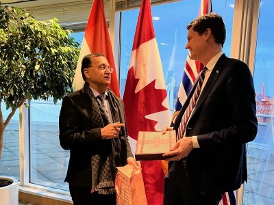 Canada's British Columbia Premier visits India to deepen trade ties amid US tariffs