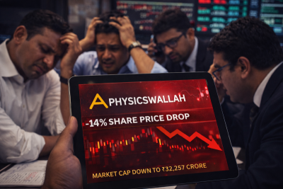 PhysicsWallah shares plunge 8%, three-day losing streak wipes out market value