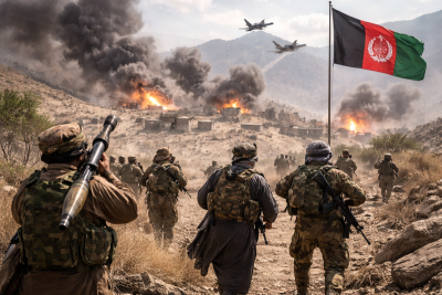 Afghanistan launches offensive against Pakistani military positions after recent airstrikes by Islamabad