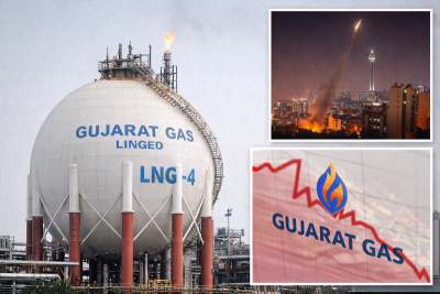 Gujarat Gas shares plunge nearly 7% after supply cut amid US-Iran war
