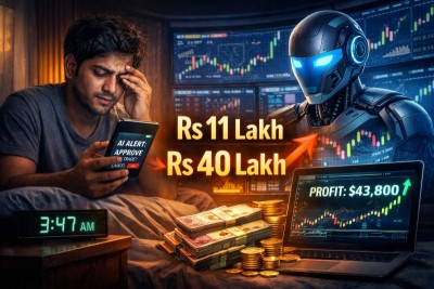 3:47 am AI alert, one click approval — X user claims ₹11 lakh became ₹40 lakh overnight