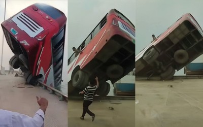 Bangladesh: At least 16 dead as bus carrying 40 plunges into Padma River