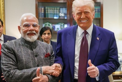 Compliment or controversy? Trump hails India, then shares racist rant