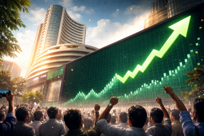 Sensex, Nifty rally as oil prices ease and election results drive sentiment