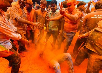 In images: BJP supporters erupt in celebration across Kolkata after landslide victory