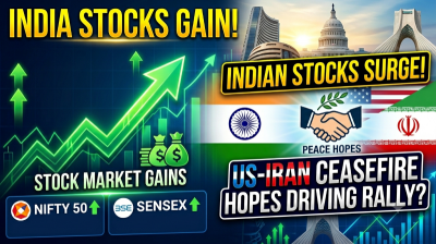 Dalal Street explodes! Sensex soars 800 points on big US-Iran peace hopes