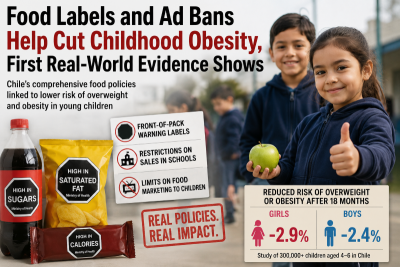 Can warning labels and ad bans beat childhood obesity? Landmark study says yes