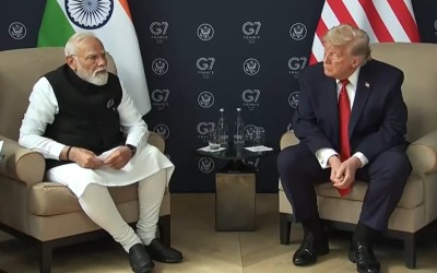 'Safety of Indian seafarers of utmost importance': PM Modi's strong message to Trump at G7