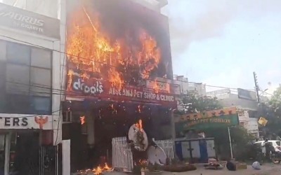 Lucknow: 15 dead as blaze rips through building housing pet shop, animation centre