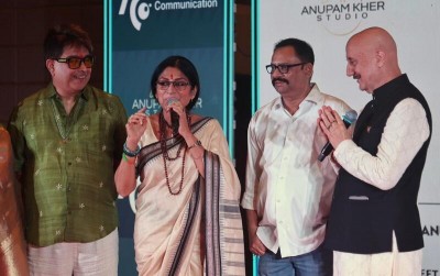 In Images: Actors Anupam Kher, Rahul Bose, Paoli Dam announce their upcoming Bengali film Shuru Theke Shuru in Kolkata