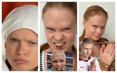 Meet the Russian model who has confused internet with Erling Haaland lookalike act