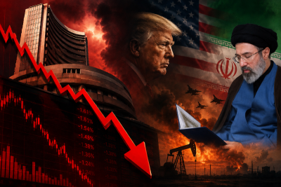 Dalal Street bleeds! Sensex crashes over 700 points as West Asia conflict sparks investor panic