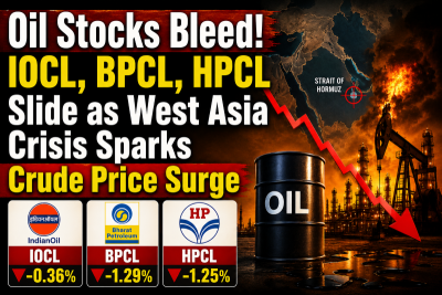 Crude shock! IOCL, BPCL, HPCL shares slide as West Asia conflict fuels oil price surge