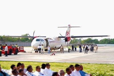 Historic day for Daman: First direct Delhi flight takes off from NAMO Airport