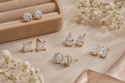 Diamond Stud Earrings for Every Face Shape