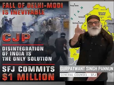 Khalistani terrorist Pannun announces $1 million support for CJP protests, calls for 'balkanisation of India'