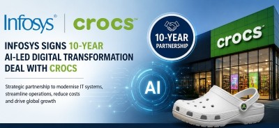 Infosys lands 10-year AI deal with Crocs to drive global digital transformation