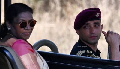 From President Murmu’s ADC to paid Instagram creator: Why Major Rishabh Singh Sambyal is facing criticism