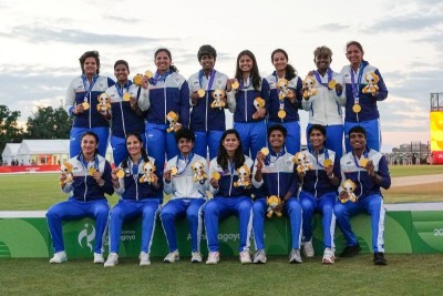 India wins first Asian Games 2026 gold medal after women's cricket team thrash Sri Lanka by 147 runs in final
