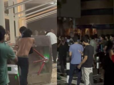 LPU protest turns violent: Students vandalise campus over unverified rape, suicide claims