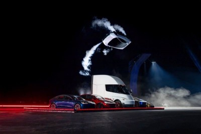 Are flying cars here? Elon Musk unveils Tesla Roadster with SpaceX-style thrusters