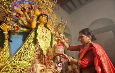 Durga Puja of Kolkata's Pathuriaghata Sarkar Bari completes 200 years