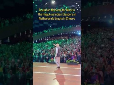 Welcome for Modi in The Hague as Indian Diaspora Erupts in Cheers