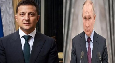 Ukrainian president Volodymyr Zelenskyy accepts Vladimir Putin's offer of peace talks