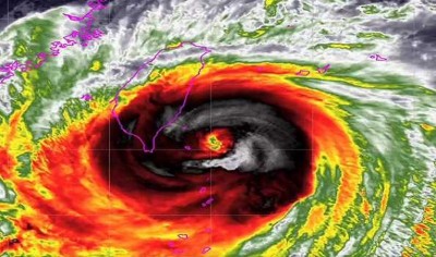 Typhoon Koinu strikes Taiwan, leaving 190 injured and thousands without power