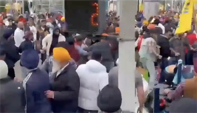 Violent clash erupts among Khalistani groups during ‘Referendum’ in the US