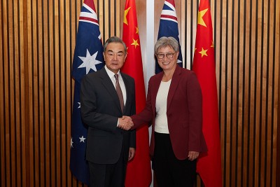 Tibetan, Uyghur demonstrators protest against Chiese FM Wang Yi's visit to Australia