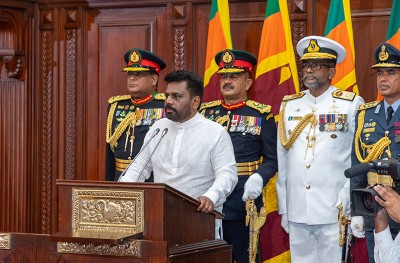 Left-leaning Anura Dissanayake takes oath as Sri Lankan president, promises to usher in a new era of Renaissance