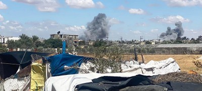 450,000 Gazans now uprooted from Rafah as Israeli bombardment continues