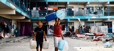 Scorching heat, visible signs of wasting and heavy fighting in Gaza